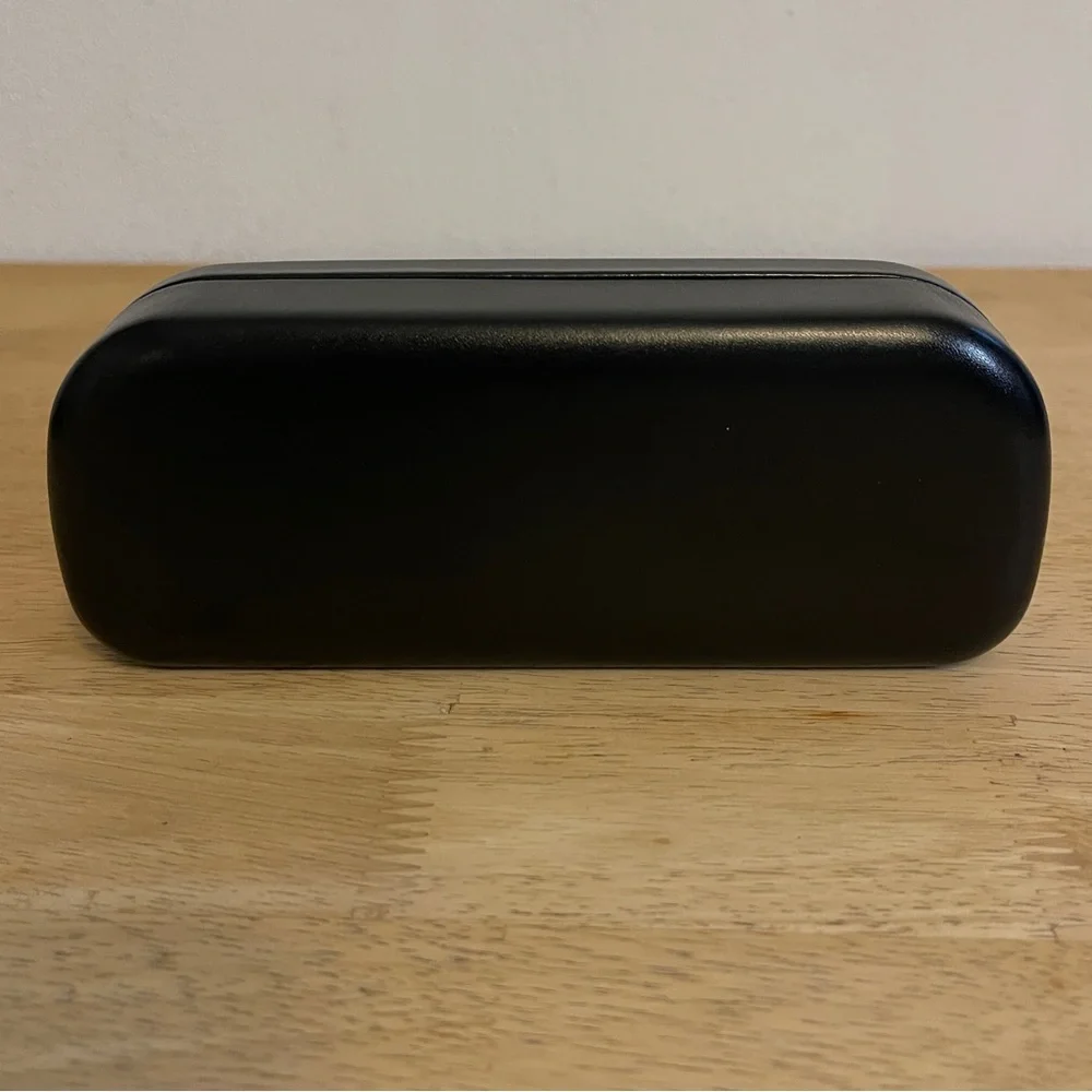Coach Black Leather Eyeglass Case